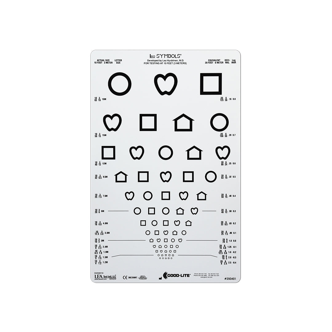 Good-Lite LEA SYMBOLS® distance chart ESV1200 and ESV1500