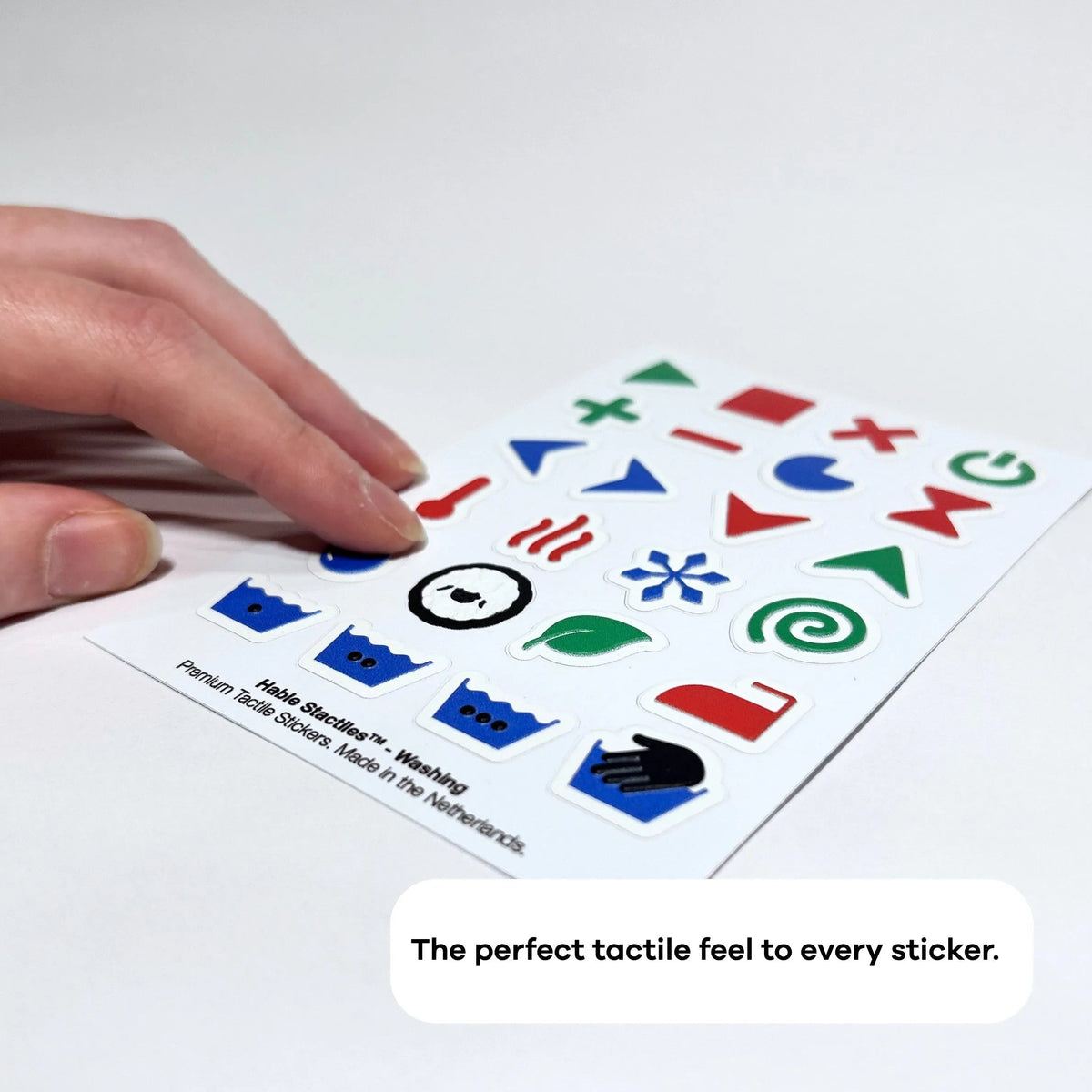 24pc Stactiles Tactile Stickers for Washing