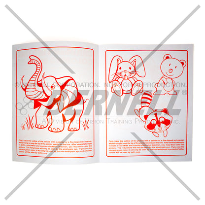 Children's Red Line Coloring Book (1 unit)