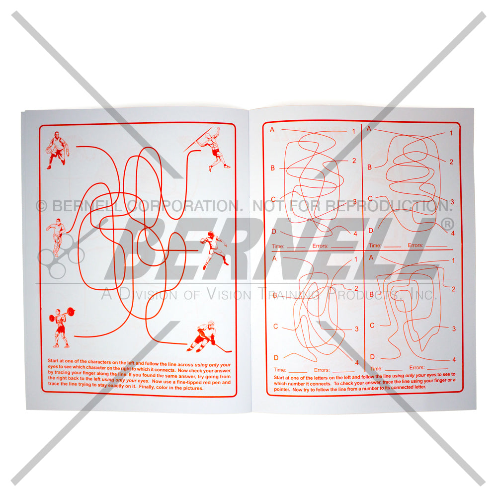 Children's Red Line Coloring Book (1 unit)