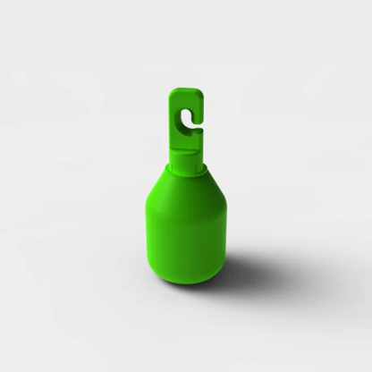 Ambutech Hook On Non-rolling Marshmellow Tip Green