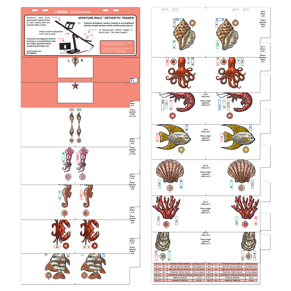 Bernell Aperture-Rule Trainer Sport-Action cards