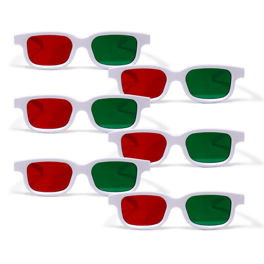 Pack of 6 Bernell Blanco Goggles | Red/Green Vision Therapy