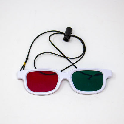 Bernell Blanco Goggles Red/Green Frame only