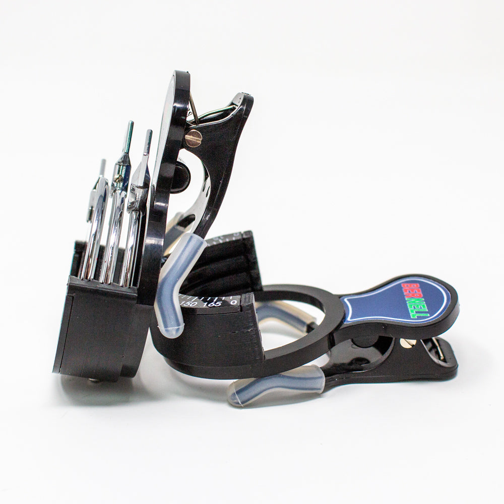 Bernell Trial Lens Clip holding 3 lenses