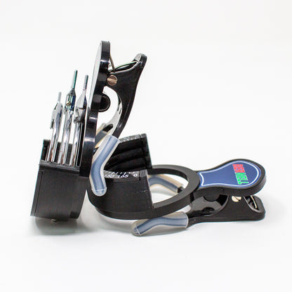 Bernell Trial Lens Clip holding 3 lenses