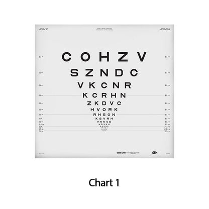 Chart Distance ESV3000 and ESC2000 -ETDRS 2000 Series Sloan Letter - chart 1