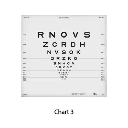 Chart Distance ESV3000 and ESC2000 -ETDRS 2000 Series Sloan Letter - chart 3