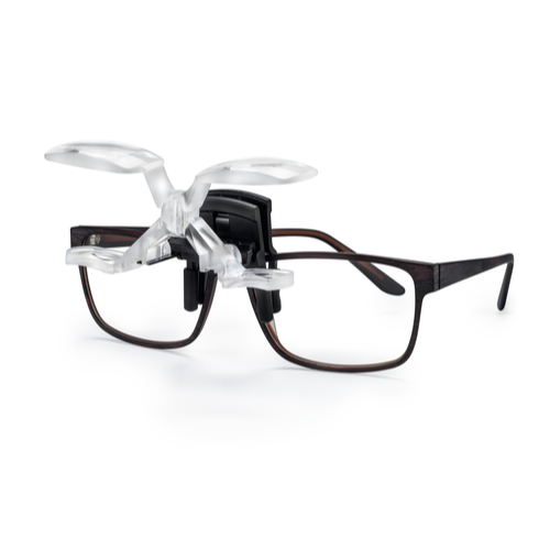 Eschenbach MaxDETAIL Clip [162461] on spectables front view