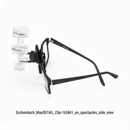 Eschenbach MaxDETAIL Clip [162461] on spectales side view