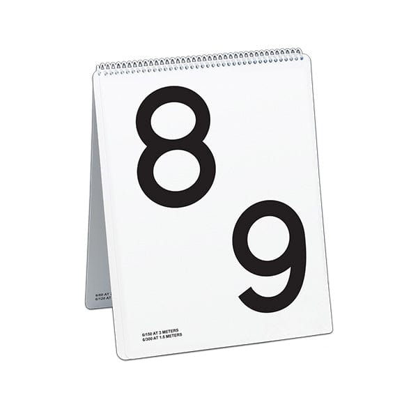 Good-Lite Flip Book LEA NUMBERS Low Vision Book Chart