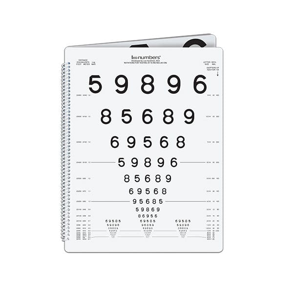 Good-Lite Flip Book LEA NUMBERS Low Vision Book Chart