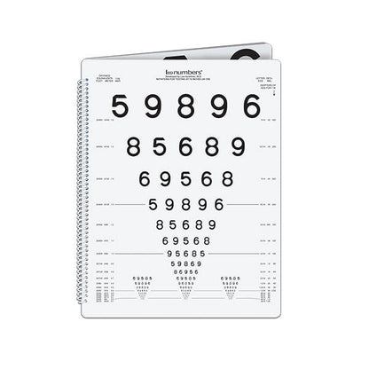Good-Lite Flip Book LEA NUMBERS Low Vision Book Chart