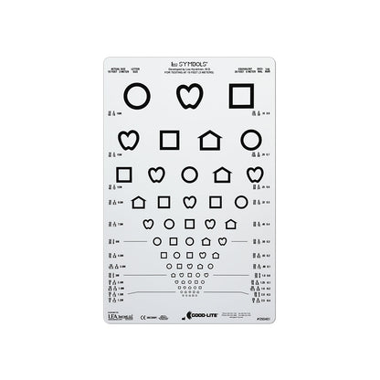 Good-Lite LEA SYMBOLS® distance chart ESV1200 and ESV1500