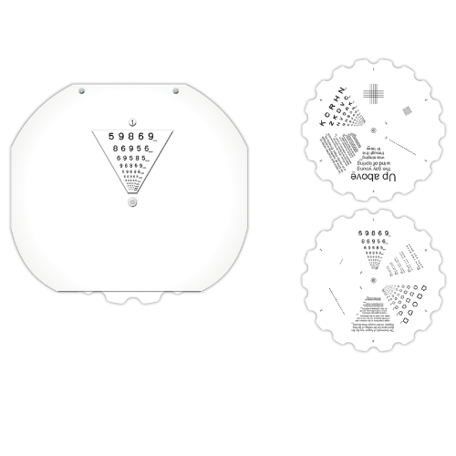 Good-Lite Phoropter Roto Near Vision Chart 400450