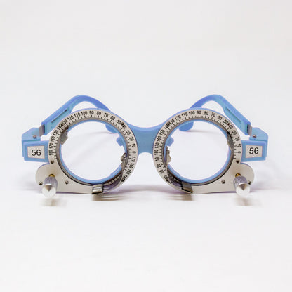 Pediatric Adjustable Axis Trial Frame Blue