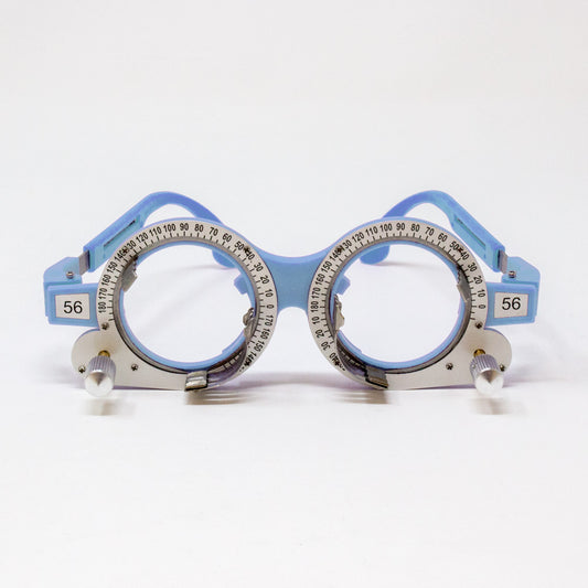 Pediatric Adjustable Axis Trial Frame Blue