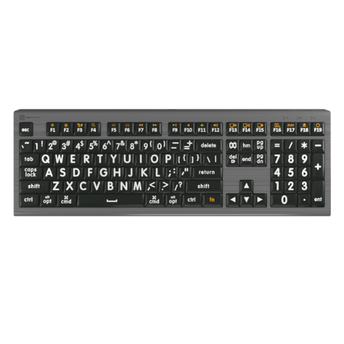 Sensory Keys Large Print backlit keyboard - Mac version