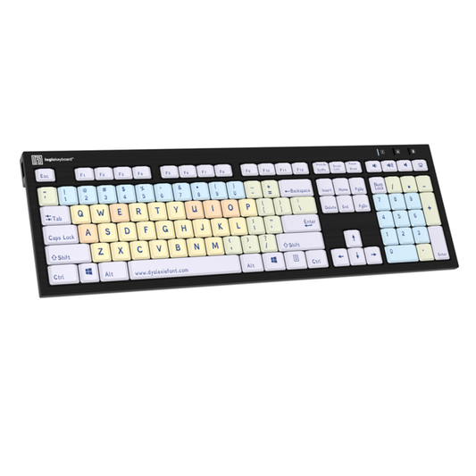Sensory-Keys Dyslexia Keyboard Top view