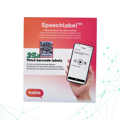 Speechlabel QR Code Sticker THICK voice labels