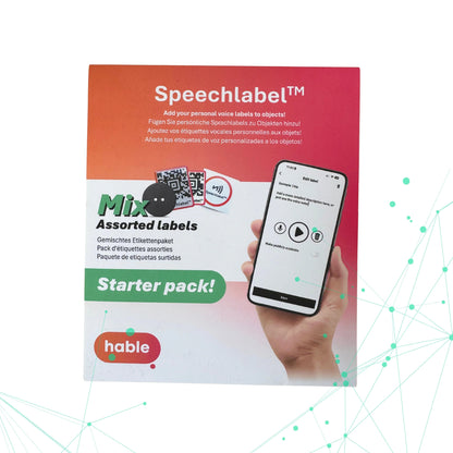 Speechlabel Starter Kit - 41 pcs assorted audio labels