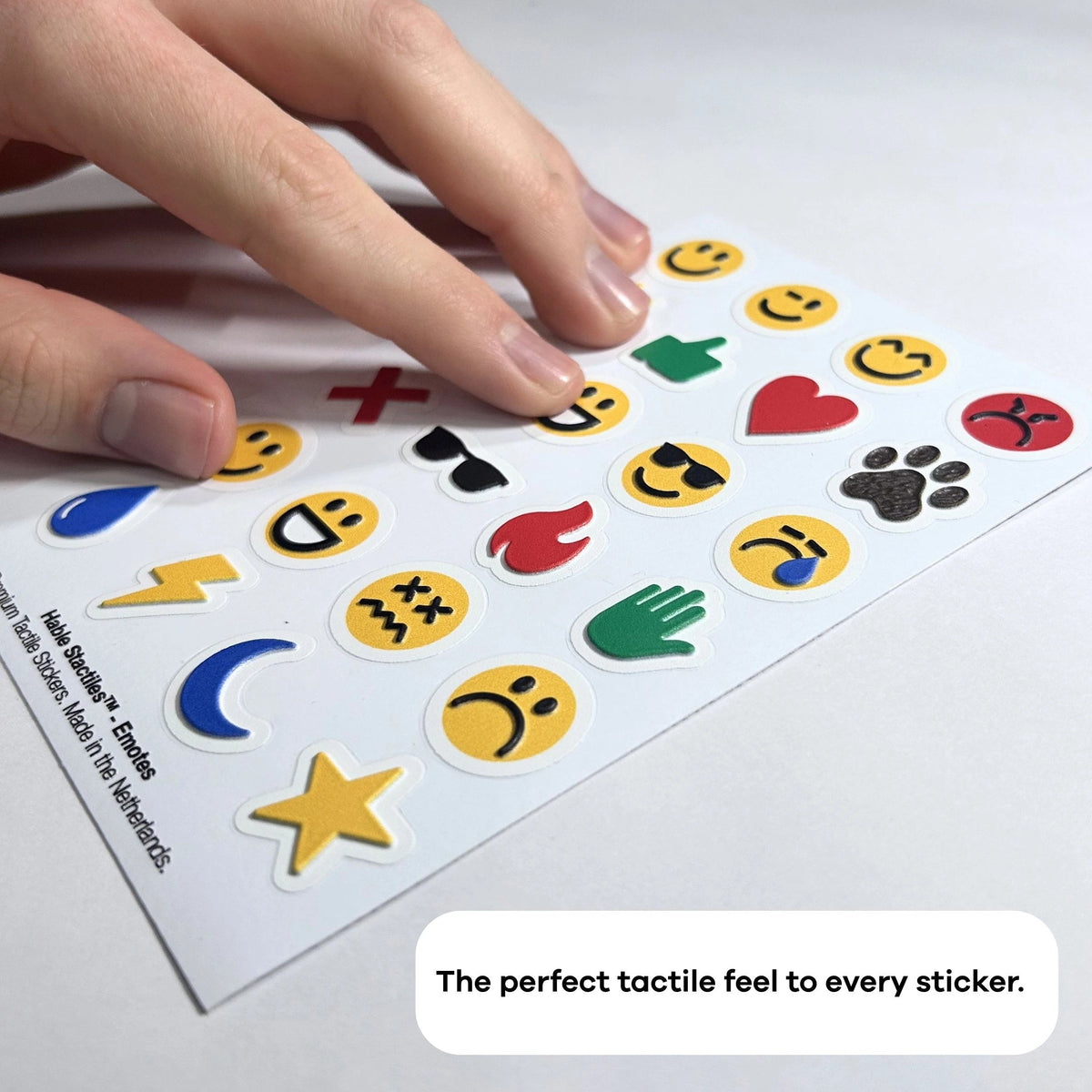 Stactiles Tactile Stickers Emojis