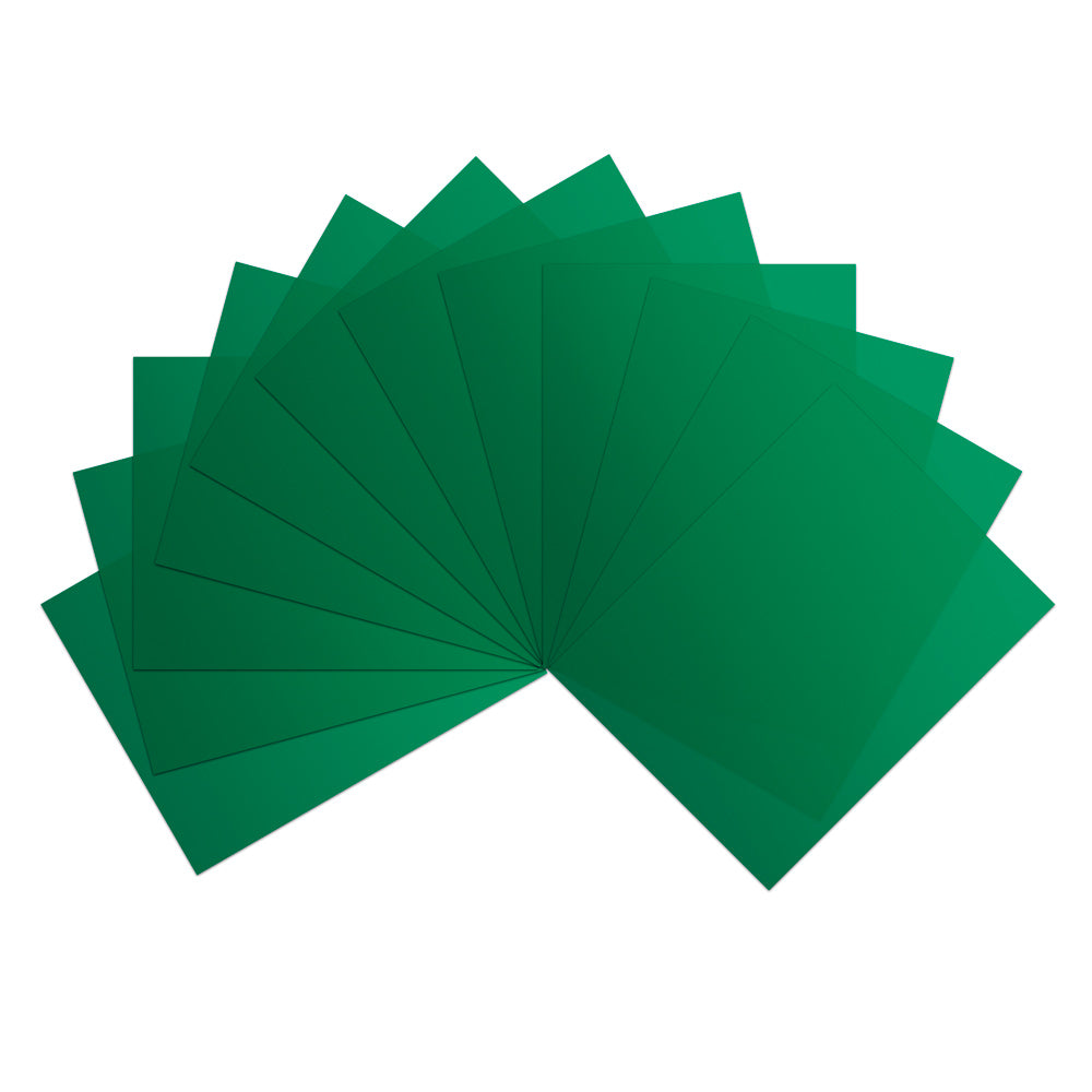 Green Vinyl Filter Sheets