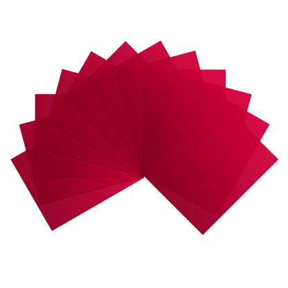Red Vinyl Filter Sheets