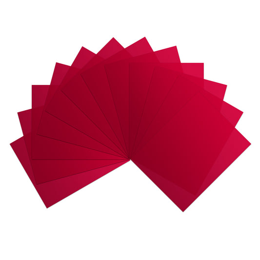 Red Vinyl Filter Sheets