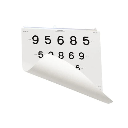 good-lite illuminated chart - distance -esv 3000 and esc2000 - lea-numbers 15-line -rollup - 4m