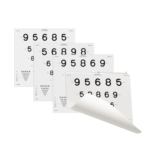 Good-lite illuminated charts - distance - esv 3000 and esc2000 - LEA NUMBERS 15-line 4m