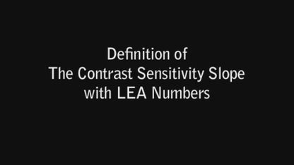 Chart (Distance): ESV1200™ and ESV1500™ - LEA NUMBERS® 12-Line (13ft/4m)
